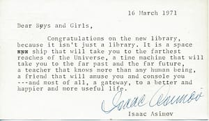 asimov letter