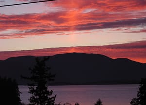 Groundhog Day 2011 sunset